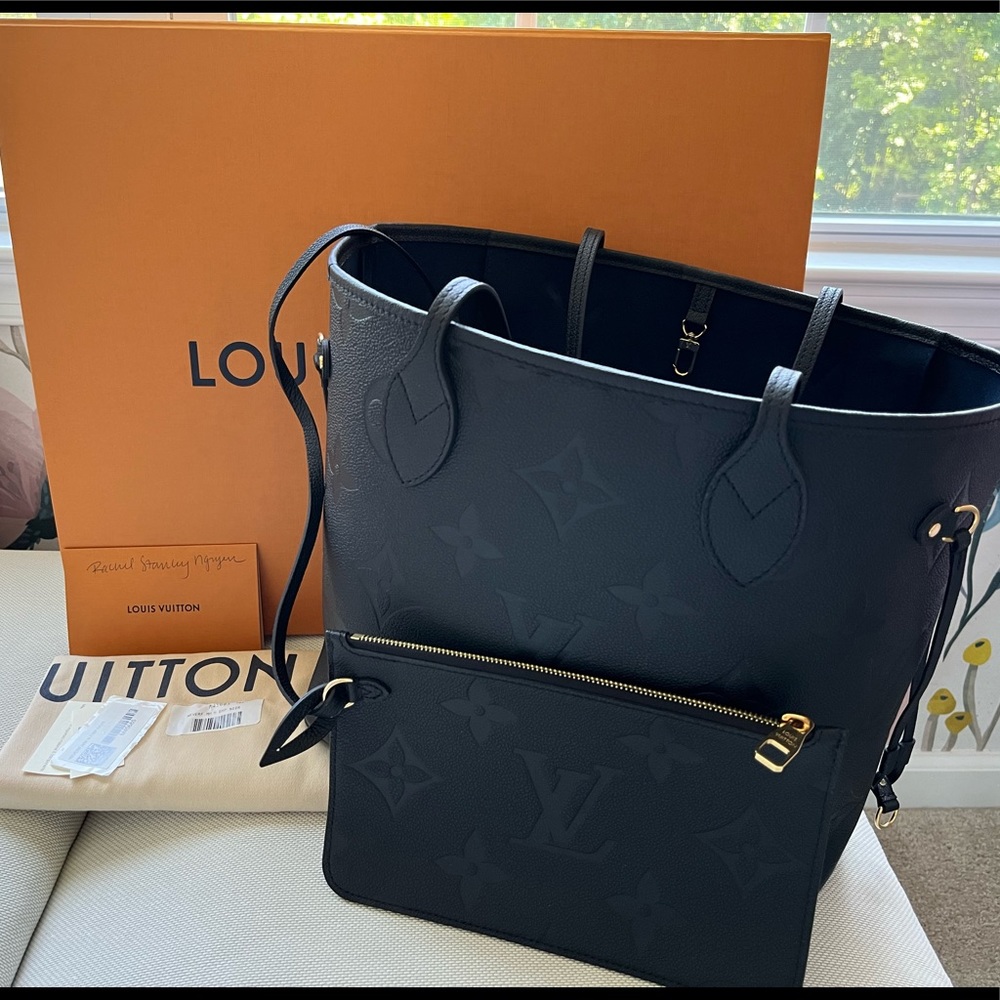 LV neverfull MM empreinte